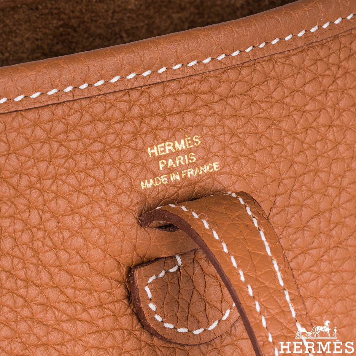 HERMÈS-Hermes Mini Evelyne 16 e Bag Y7 Tempete ghw